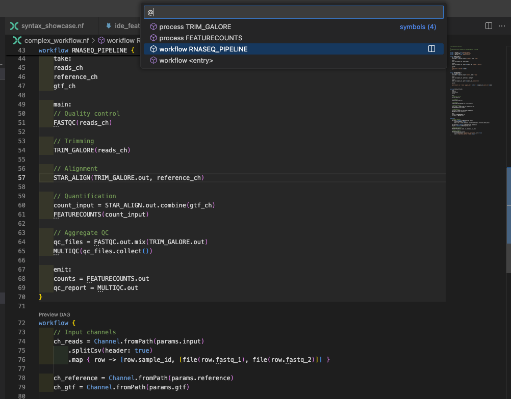 Navigation par symboles